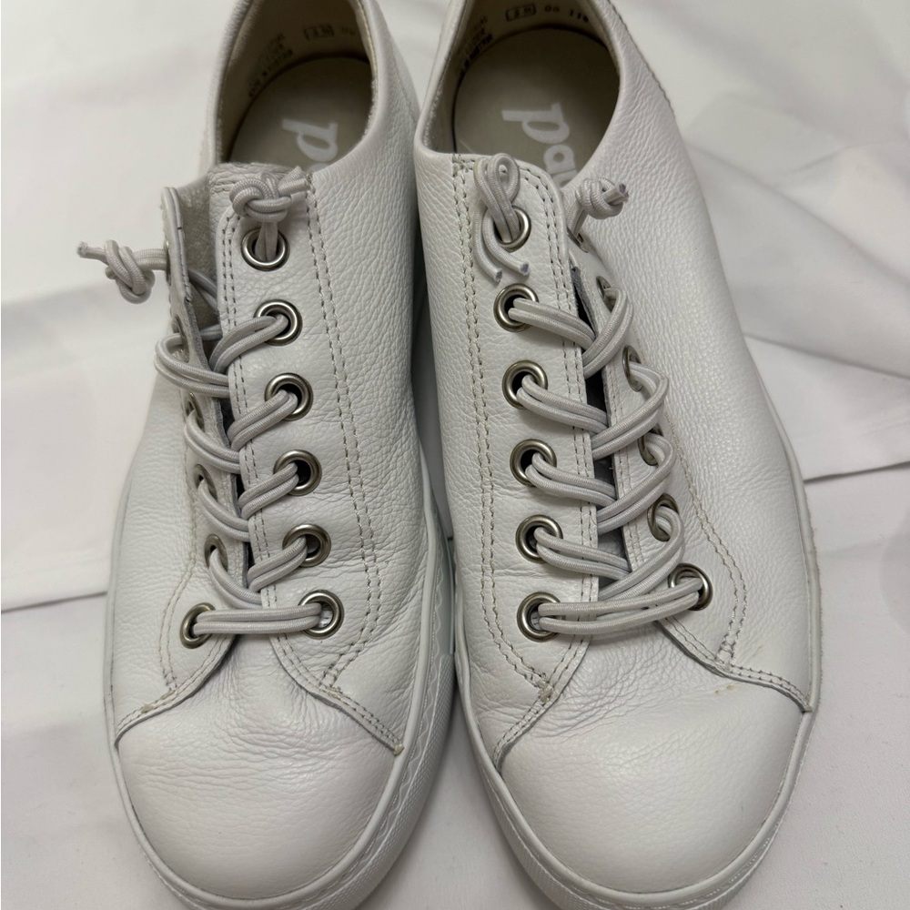 Paul Green White Hadley Platform sneaker - Picture 9 of 11